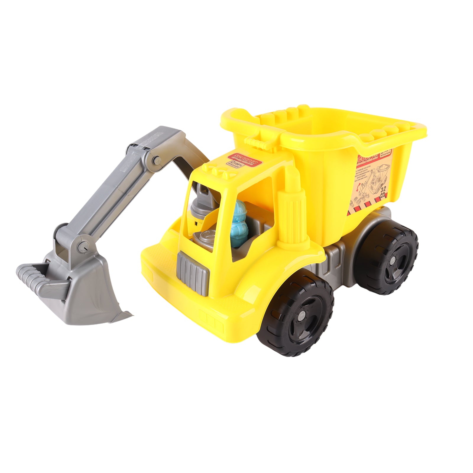 Scooper Digger DIY Construction Vehicle Building Blocks Set Kids Educational Toy