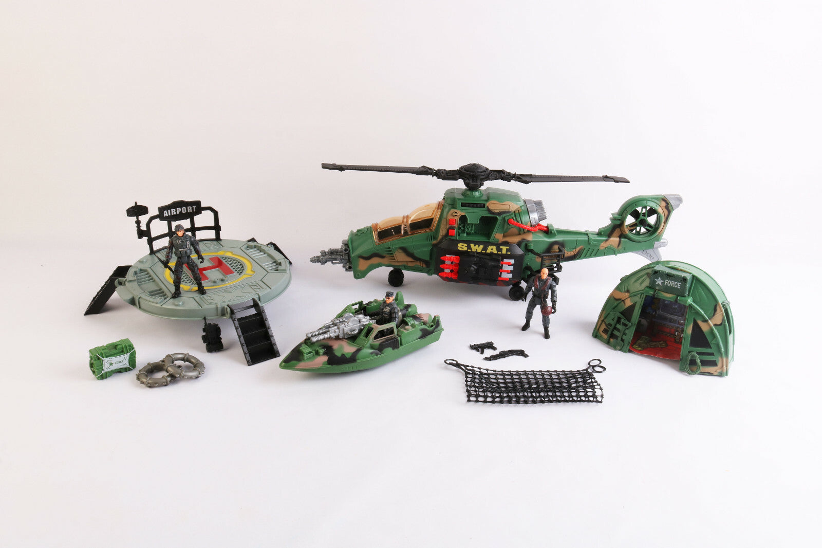Helicopter Cargo Combat Troops Airforce Bomber Military Plane Army Boat