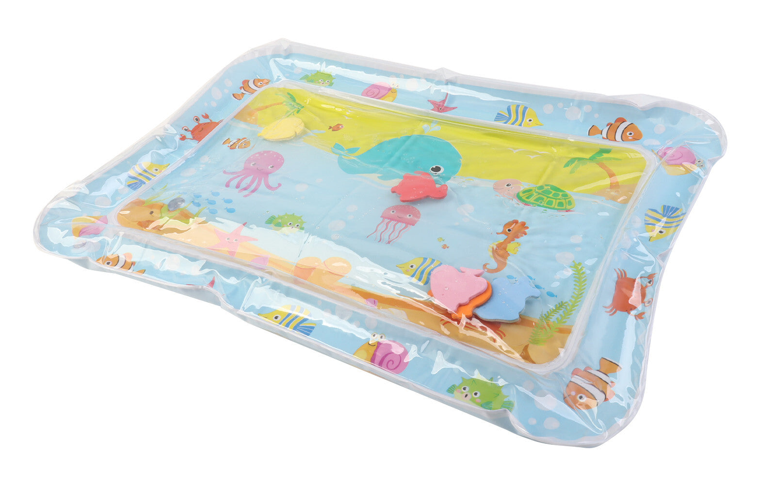 Inflatable Tummy Time Water Mat Baby – Infant and Toddler Baby Play Mat Sensory