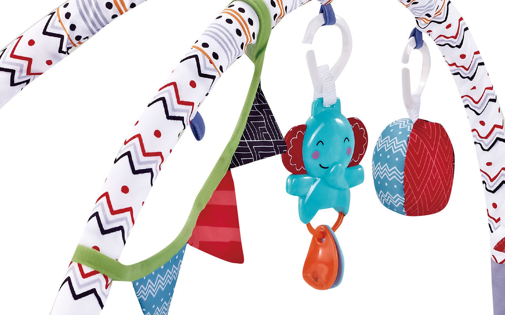 Gym Activity Foldable Play Mat Bag 30-Balls Tummy Play Kick Stimulate Your Baby (Grey)