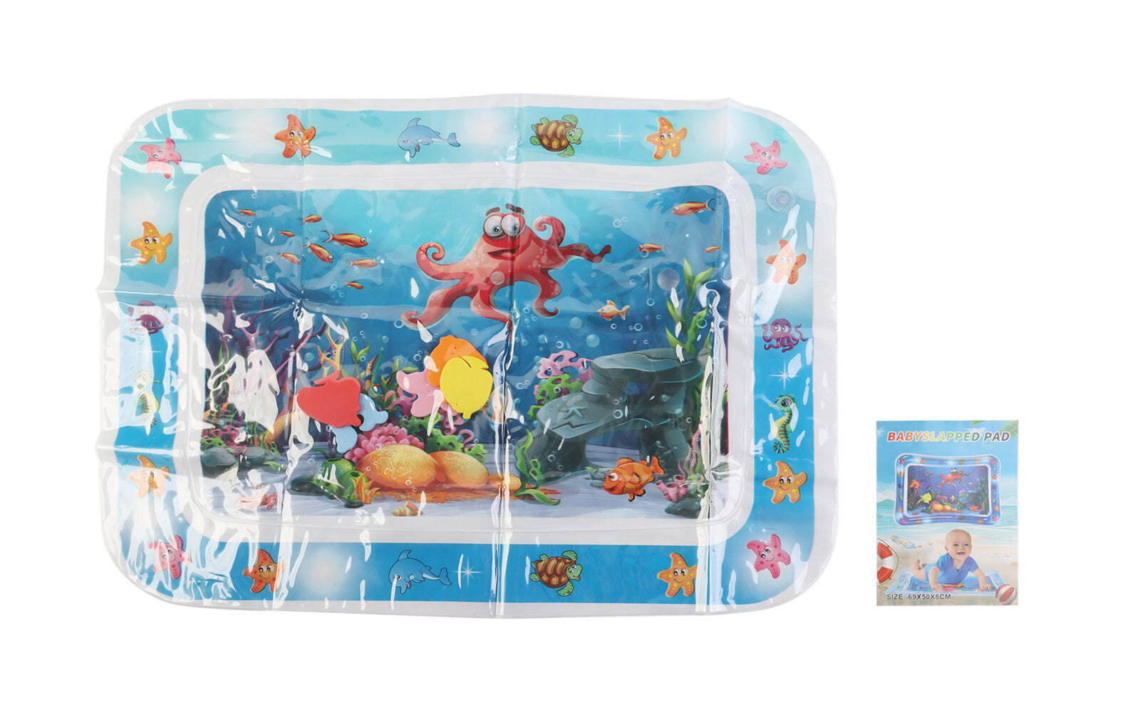 Inflatable Tummy Time Water Mat Baby – Infant and Toddler Baby Play Mat Sensory