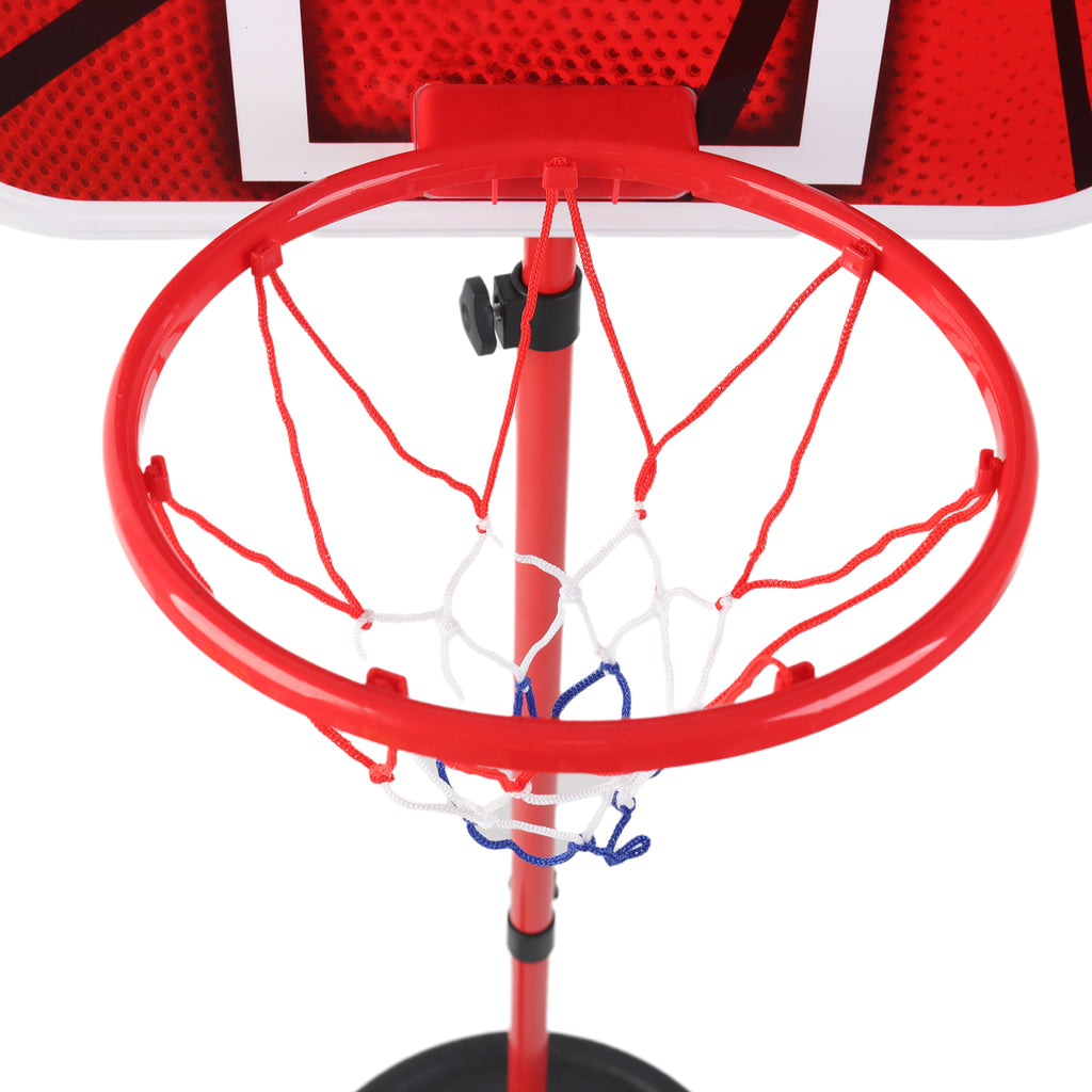 Kids Basketball Hoop Net Backboard Stand Set Adjustable Free Standing Set 160cm