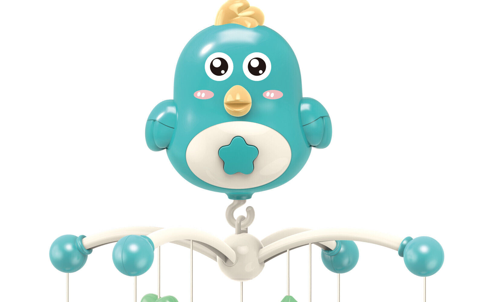 Baby Musical Mobile Crib Cot Bed Bell Stars Moon Nursery Rotating Toy Bird