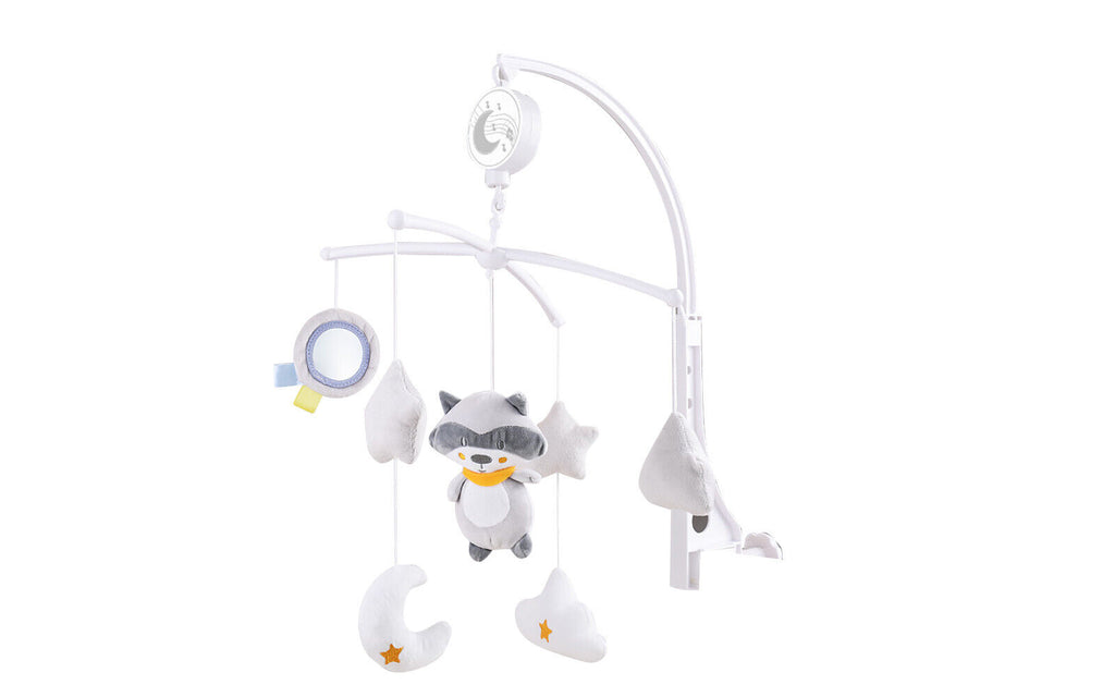 Baby Musical Mobile Crib Cot Bed Bell Stars Moon Nursery Rotating Toy Teddy