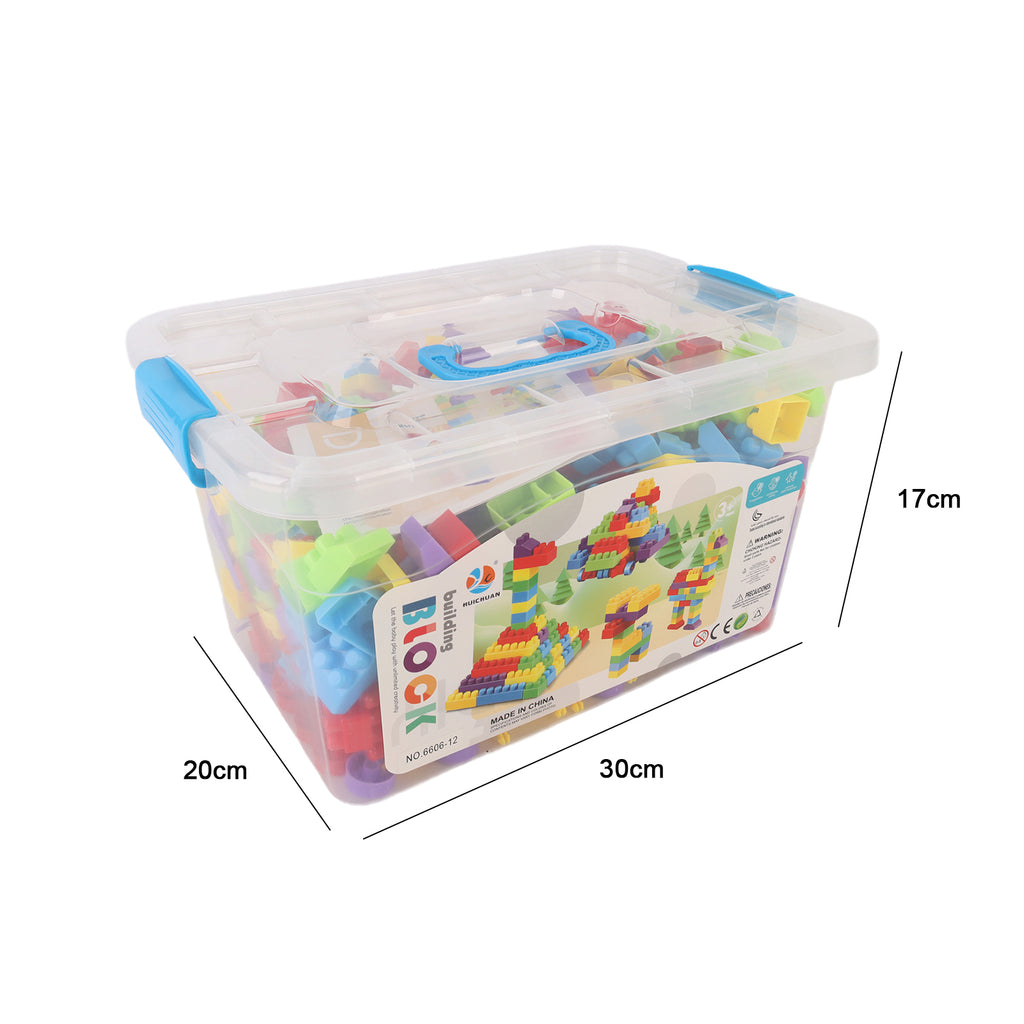 Building Blocks Construction DIY Set For Kids Children Educational Toy 500 Pcs