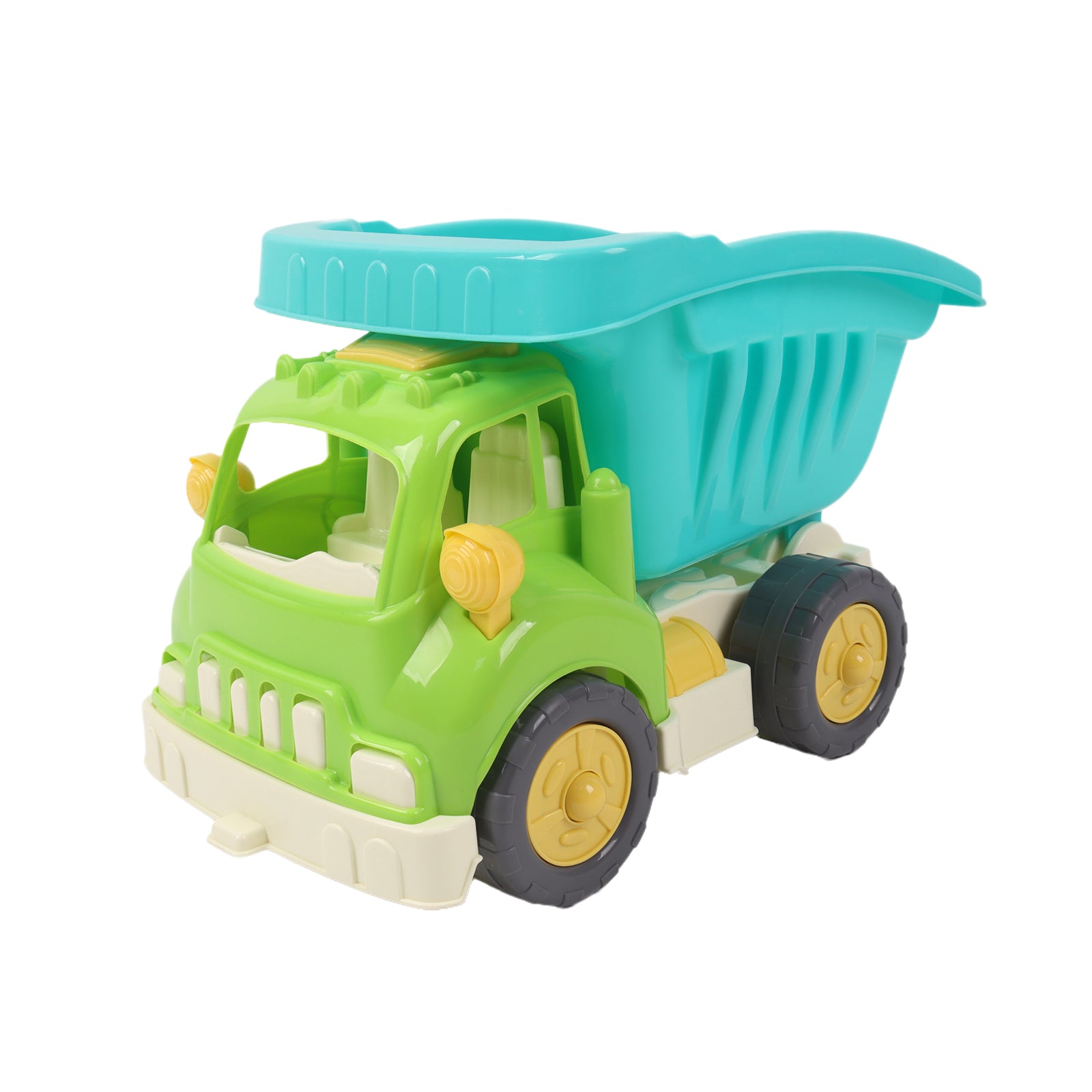 Sand Truck & Accessories 9 Pcs Summer Toy Spade Fork Beach Garden Outdoor Kids