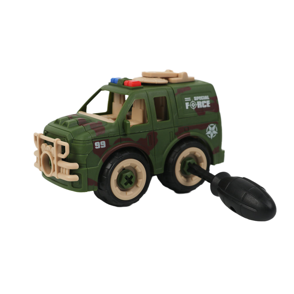Kids Educational DIY Assembly Construction Trucks Toy Screwdriver 20 Pcs Set