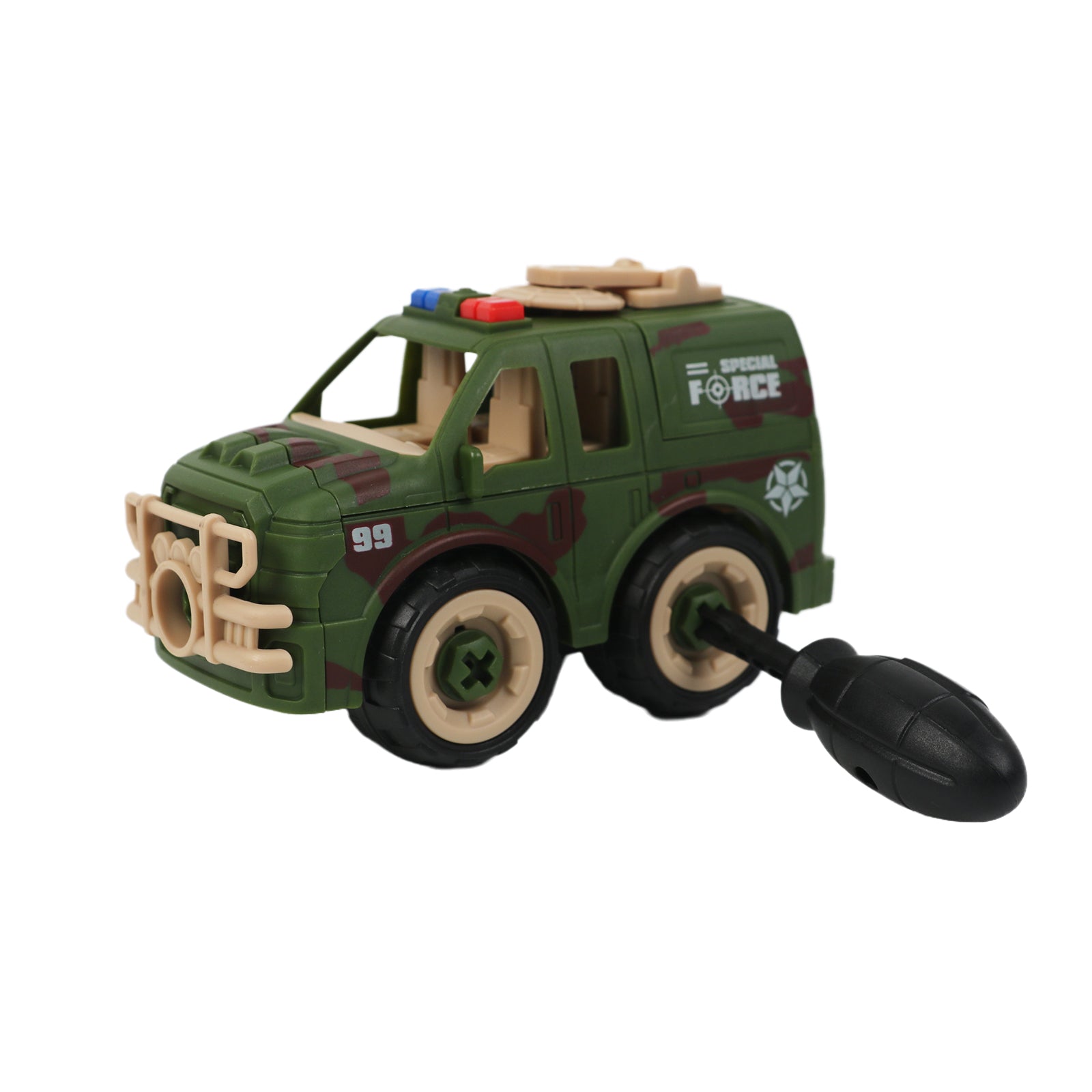 Kids Educational DIY Assembly Construction Trucks Toy Screwdriver 20 Pcs Set