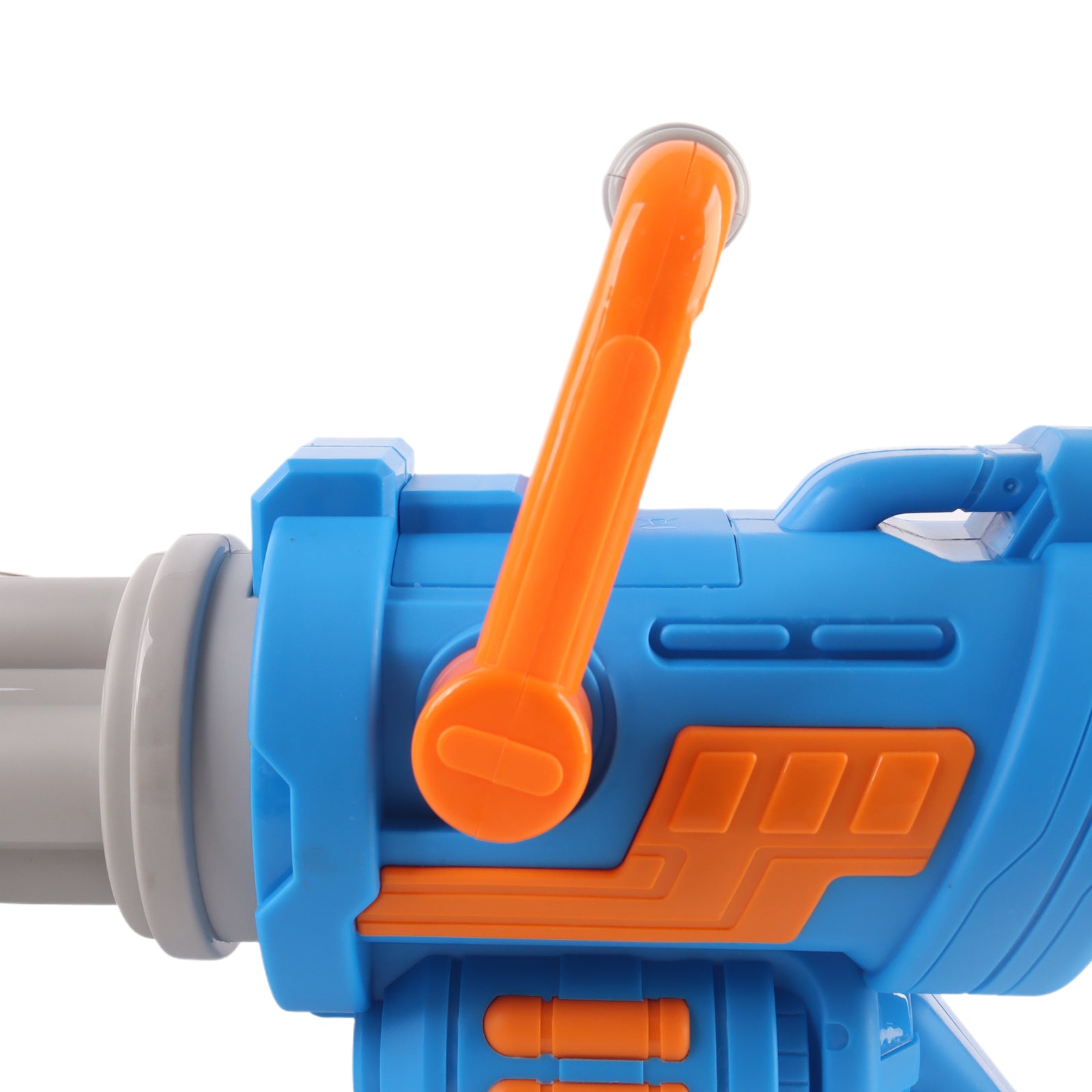Bubble Gun Mini Gatling Toy Bubble Blower Machine with Light Music Kids Outdoor