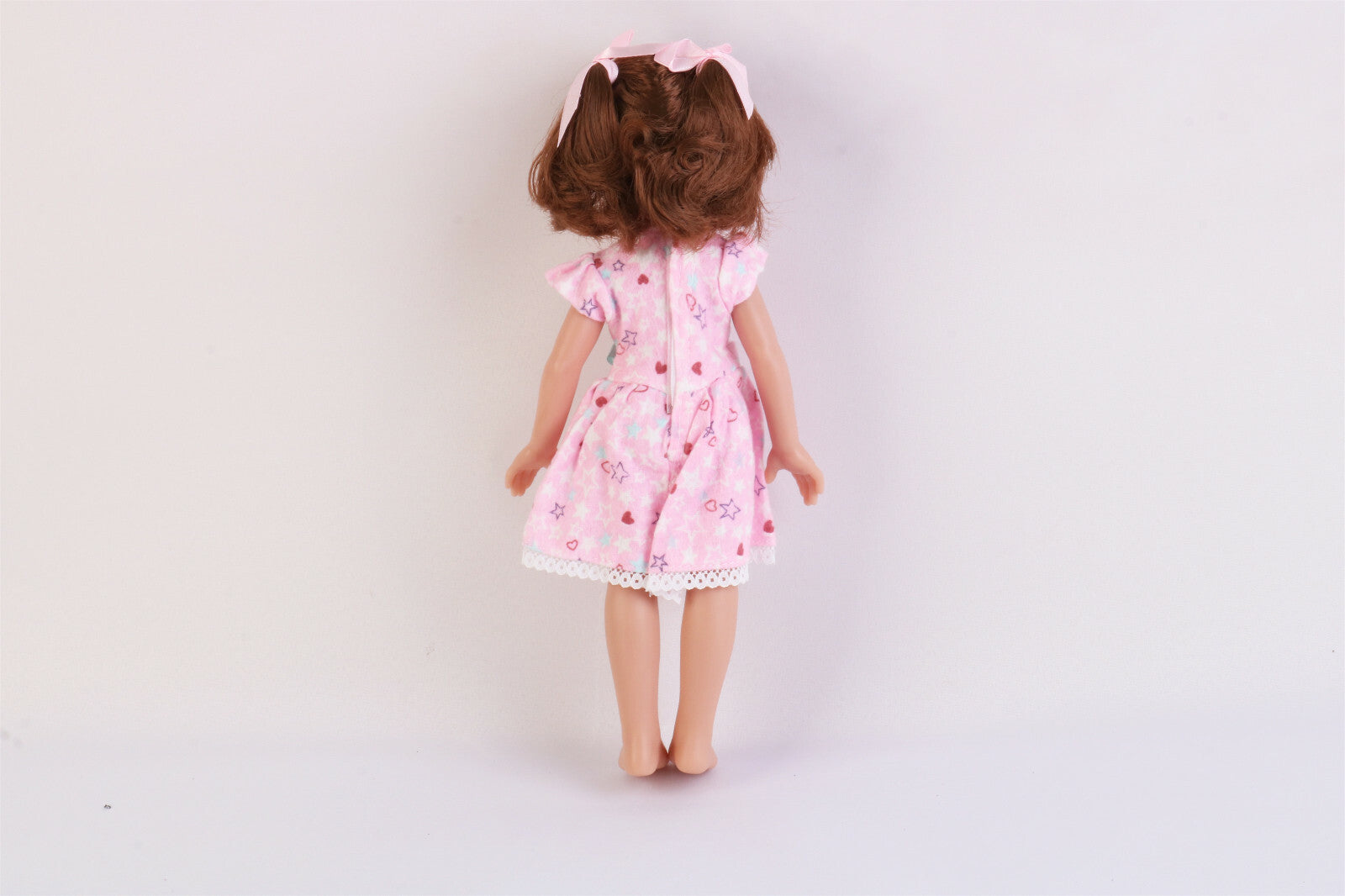 13" Doll Movable Legs and Arms Brown Hair Doll Baby Doll Pretend Play