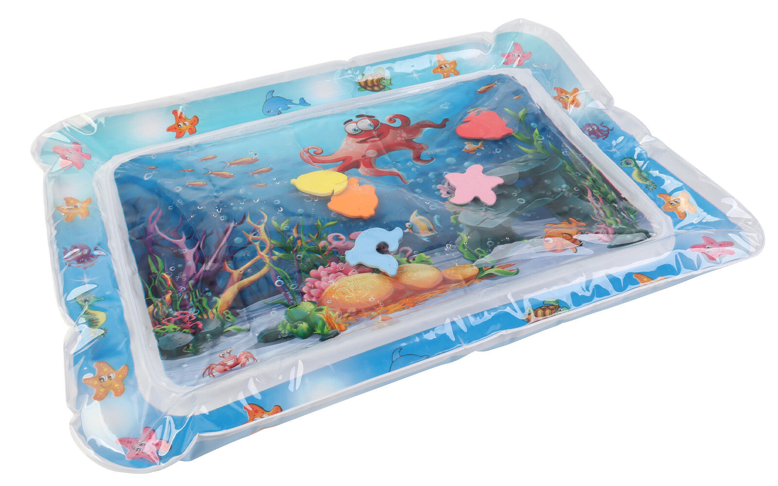 Inflatable Tummy Time Water Mat Baby – Infant and Toddler Baby Play Mat Sensory