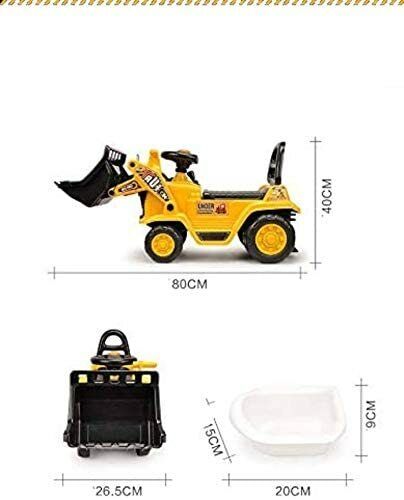 First Ride On Children's Sit' N Ride Push Along Construction Bulldozer Digger