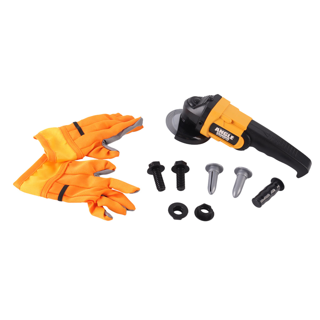 Kids Power Tool Sets DIY Building Drill Hammer Work Shop Pretend Play Toy 49 Pcs