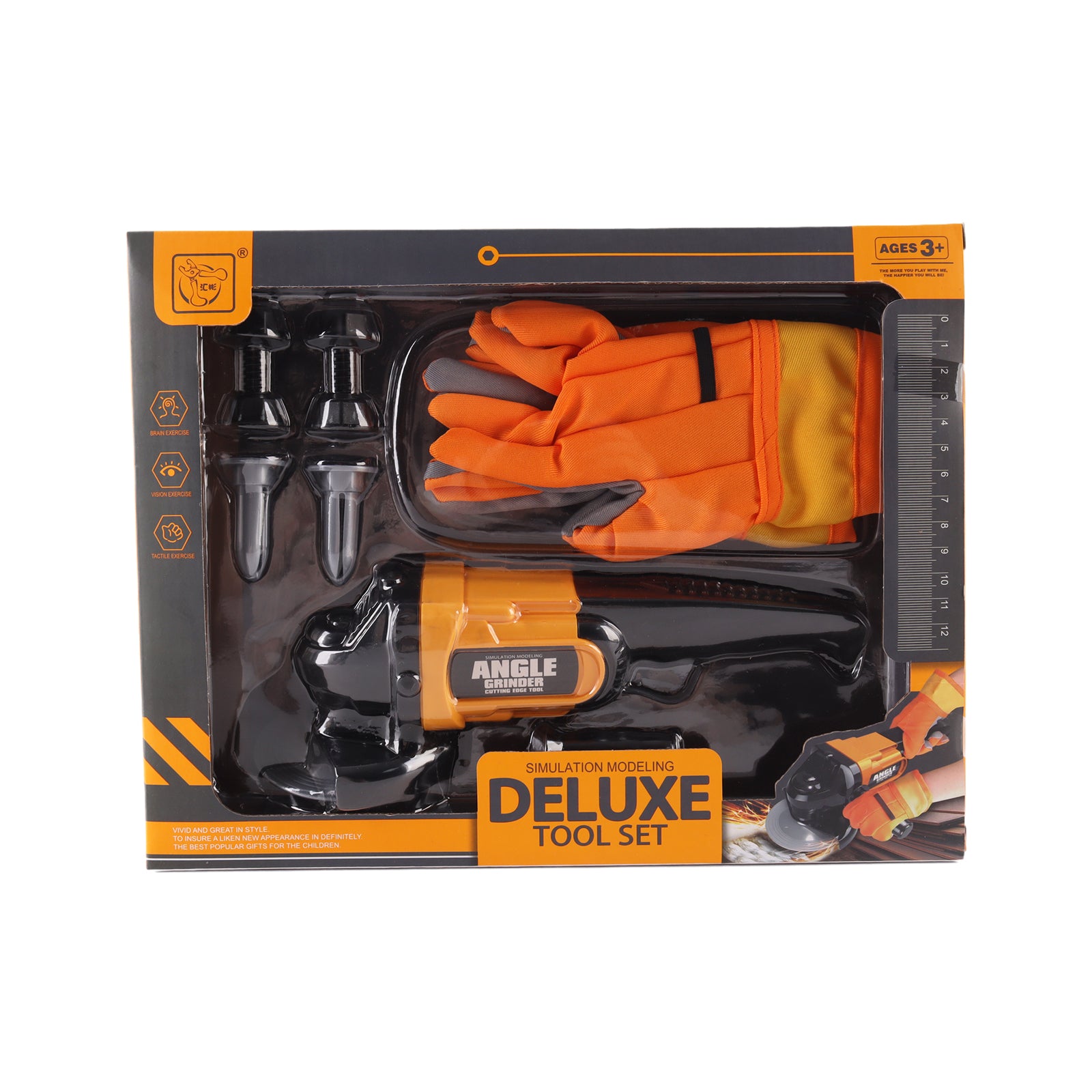 Kids Power Tool Sets DIY Building Drill Hammer Work Shop Pretend Play Toy 49 Pcs