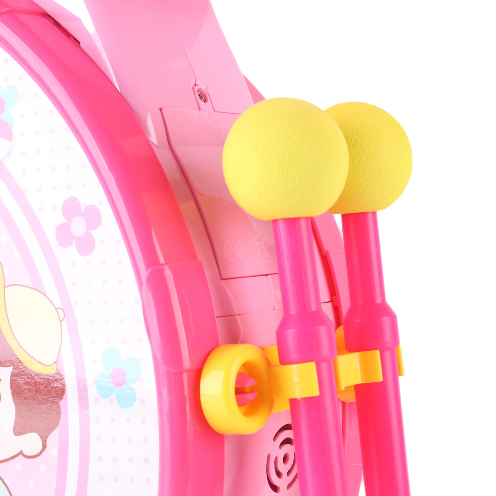 Kids Electric Drum Kit Set with Mic & Seat Children Musical Pretend Toy