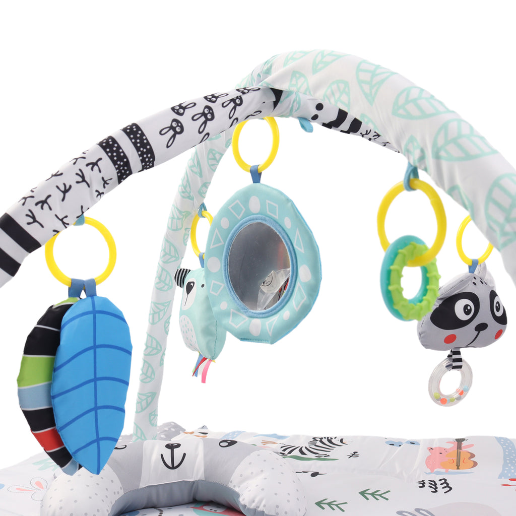 Kids 4 in 1 Bunny Foldable Baby Soft Play Floor Mat Activity Gym Fun Ball Pit