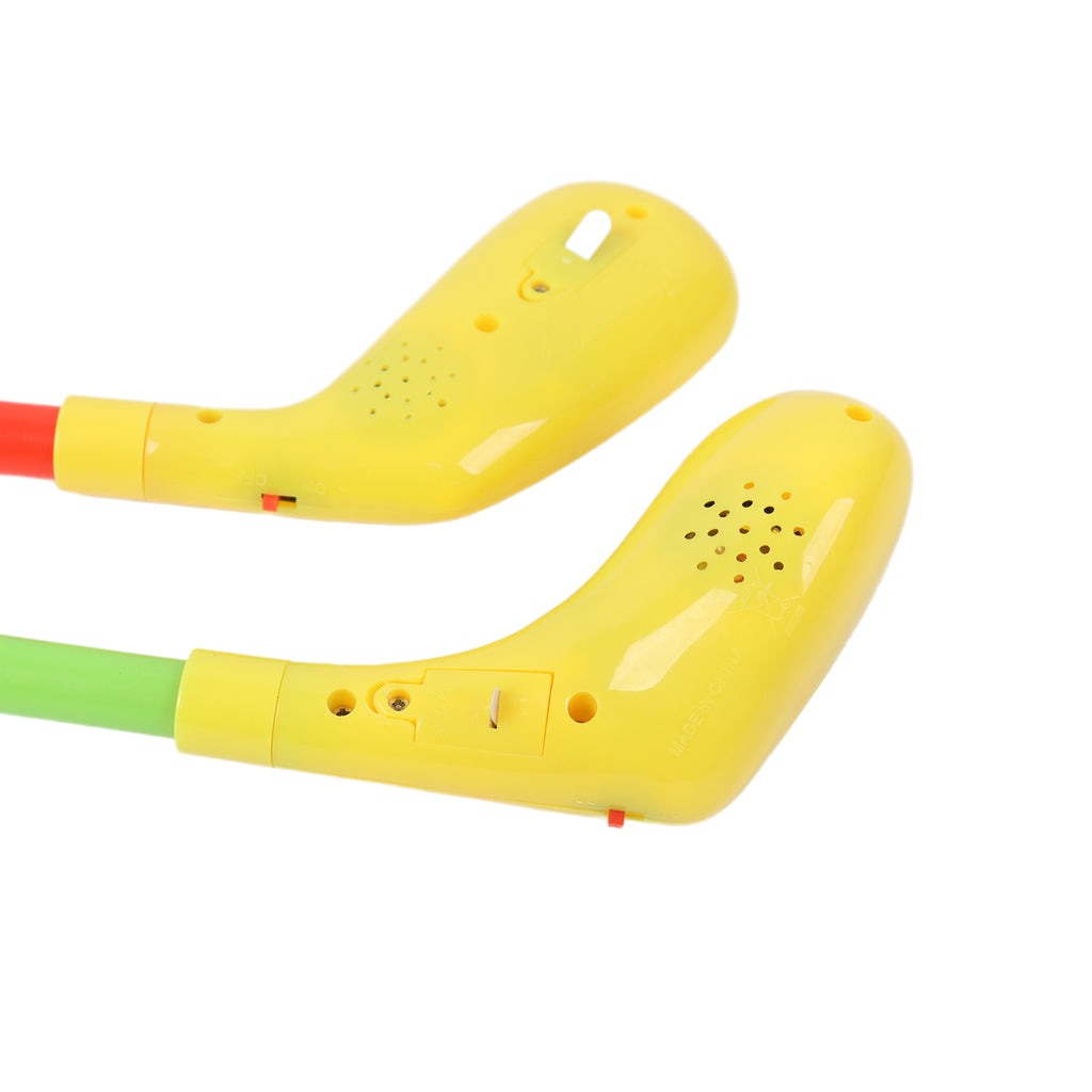 Kids Mini Golf Practice Putting Green Toy Set Lights Sound Game Mat Indoor Sport