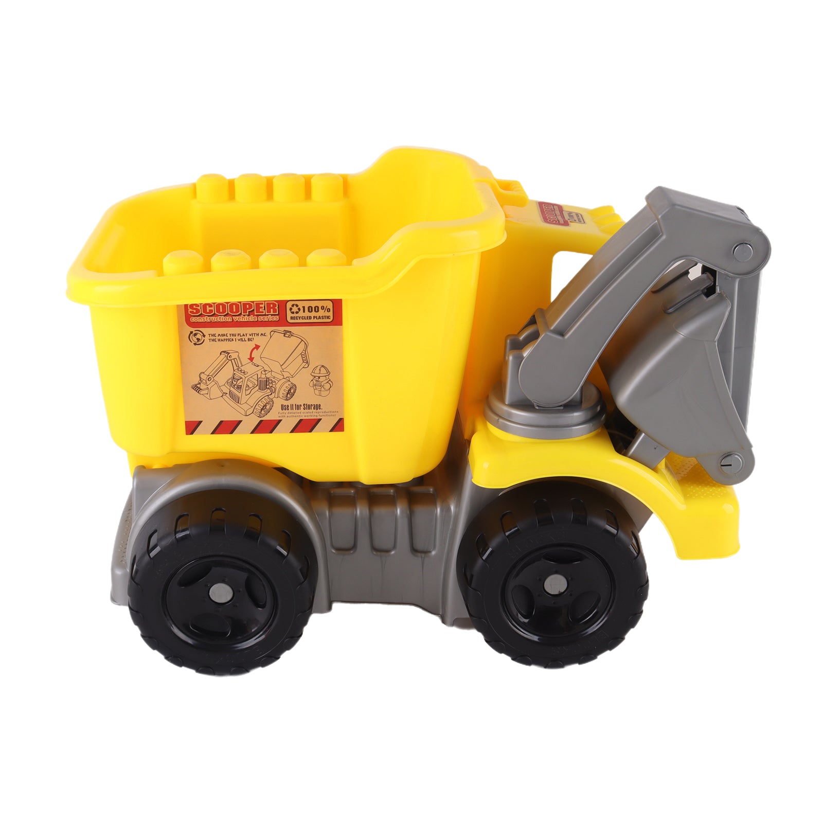 Scooper Digger DIY Construction Vehicle Building Blocks Set Kids Educational Toy