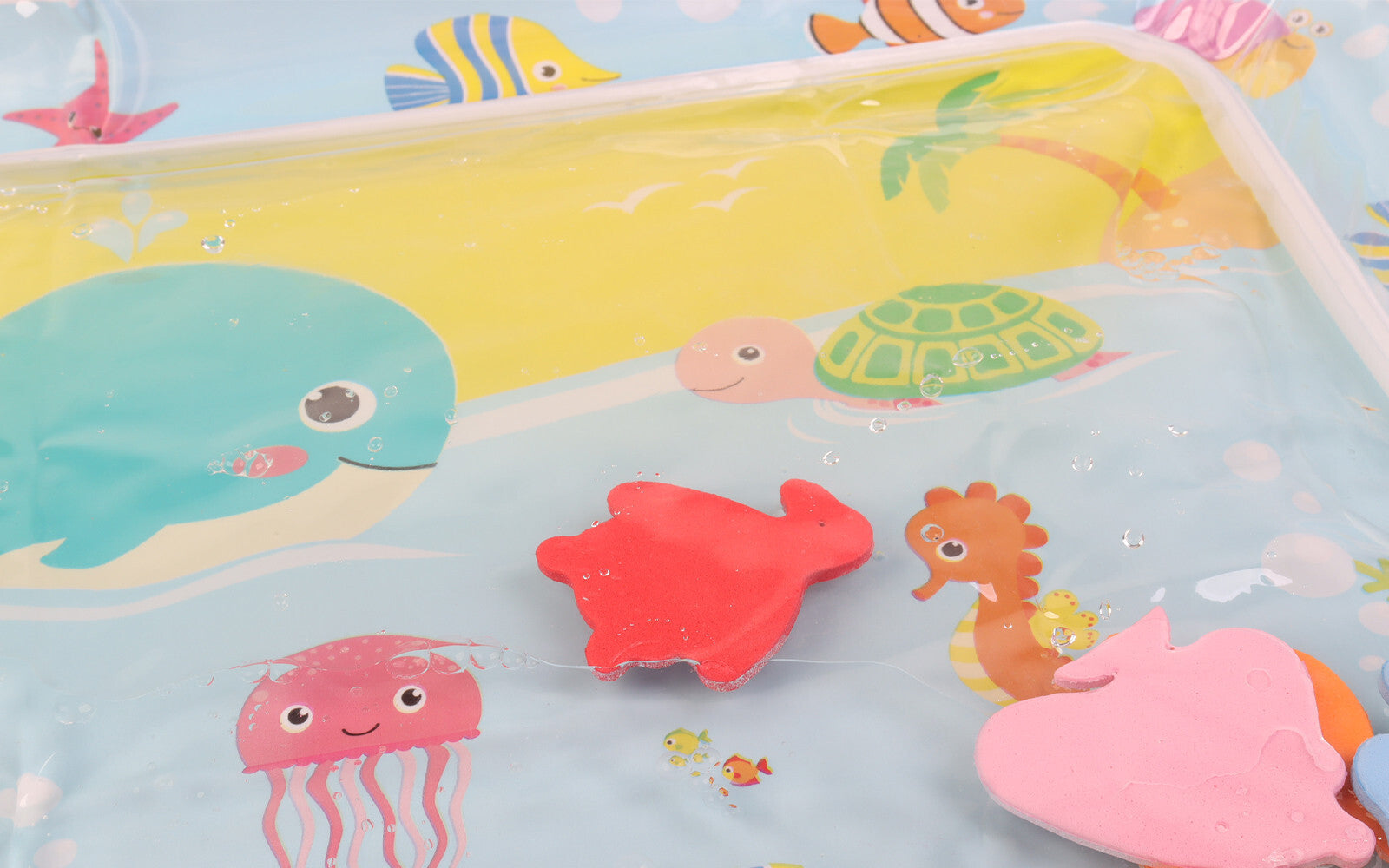 Inflatable Tummy Time Water Mat Baby – Infant and Toddler Baby Play Mat Sensory