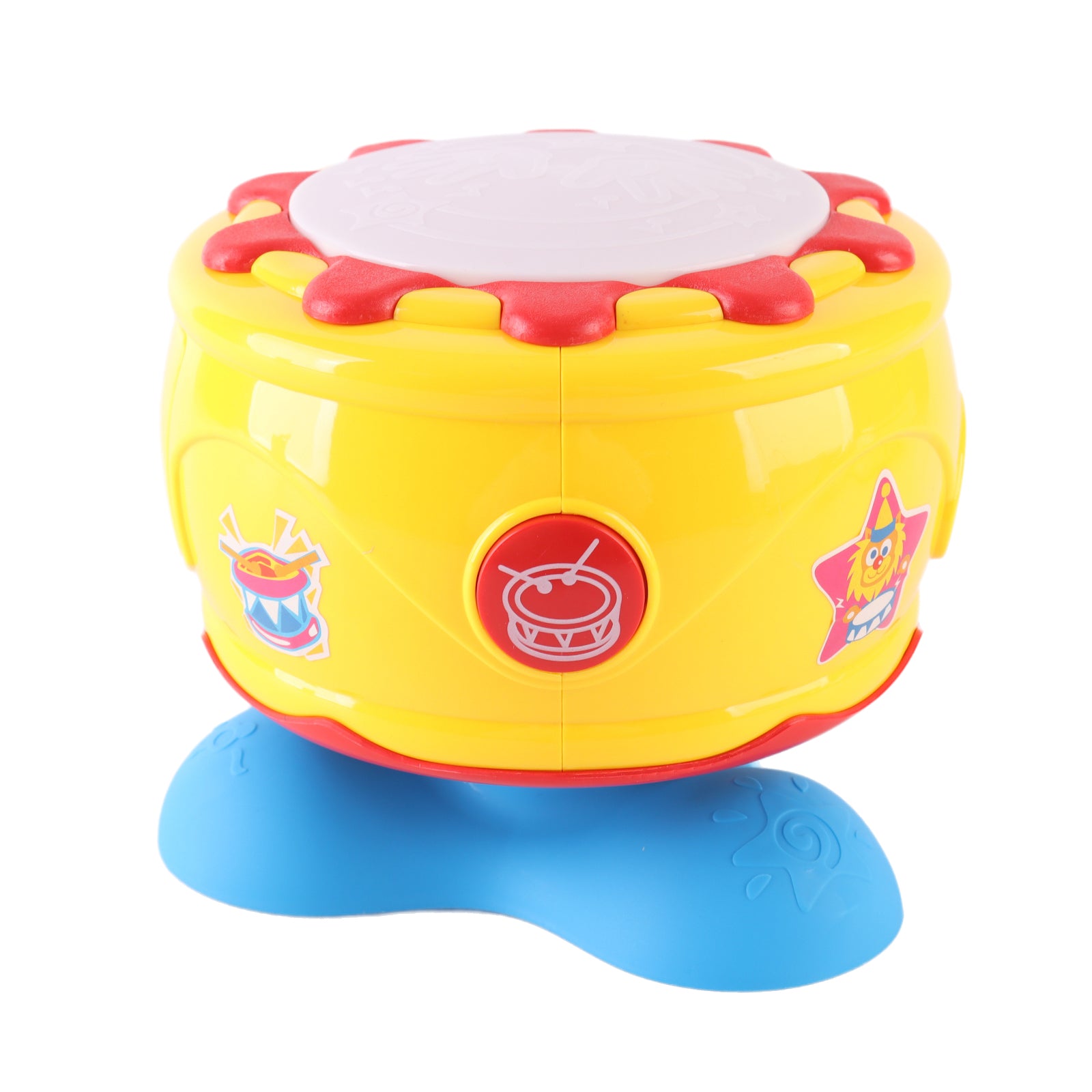 Baby's Music Hand Drum Rotating 360 Degrees Light Learning Baby Sensory Toy