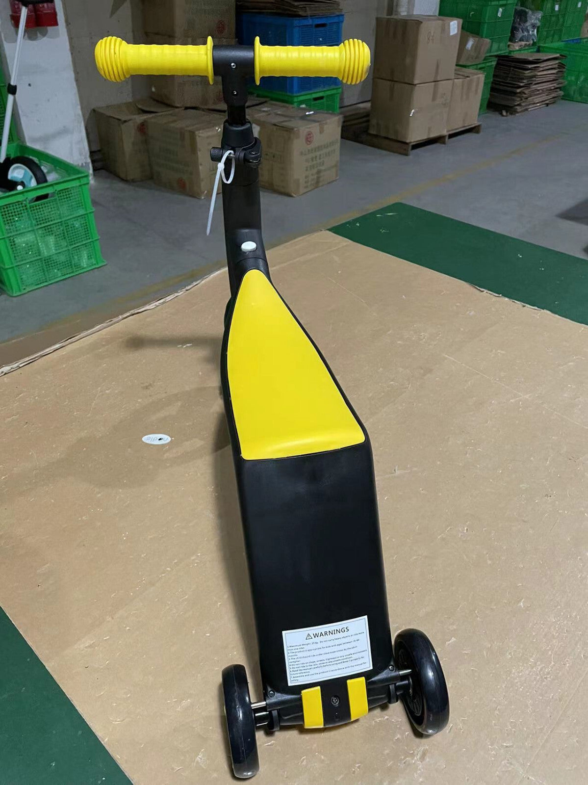 Bike Scooter 3 in 1, Scooter for Boys and Girls, Toddler Bike 3 Wheel Tri Scooter (Yellow)