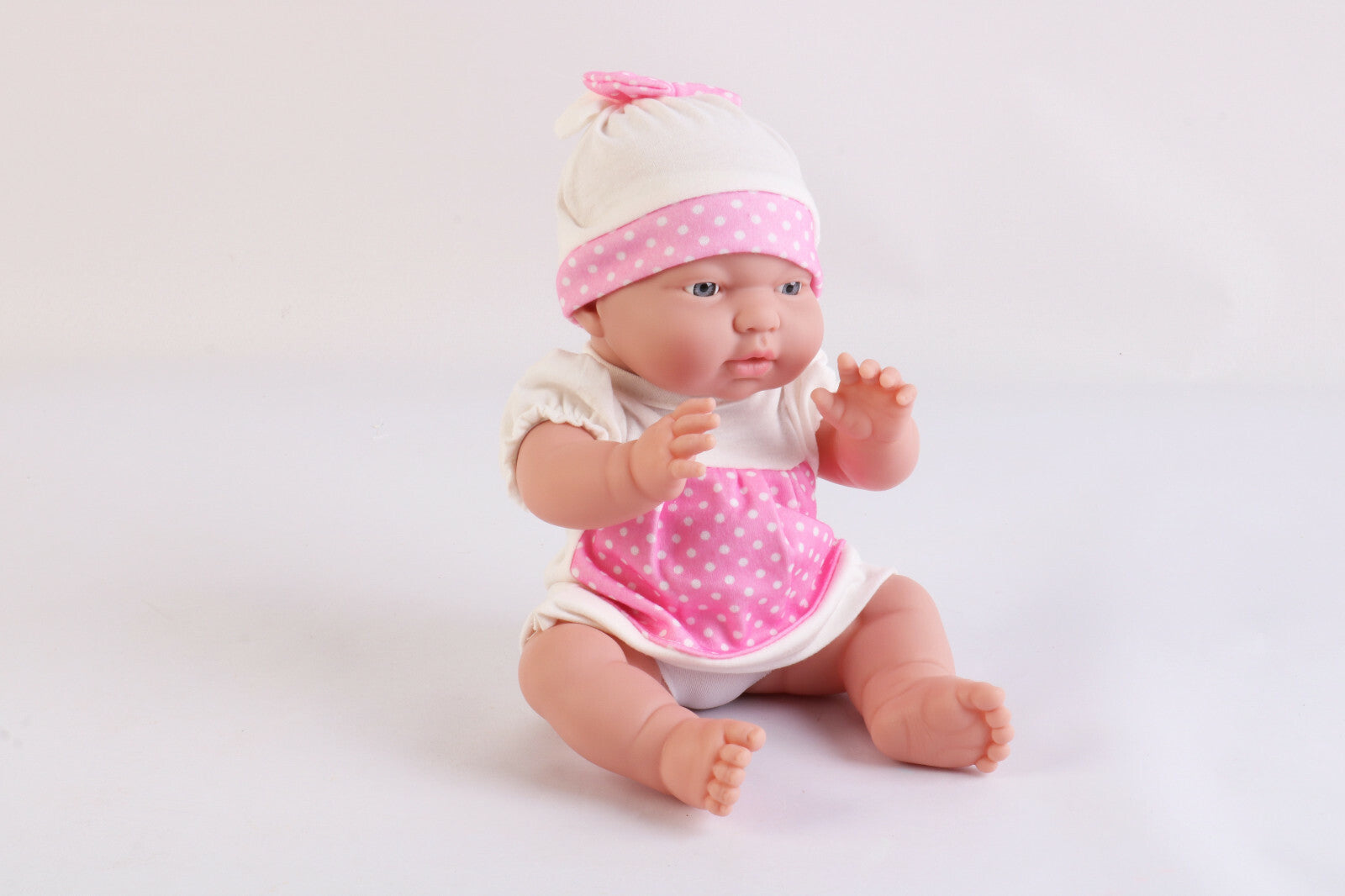 Baby Doll Soft Body Doll with Hat Sitting Pretend Play Doll