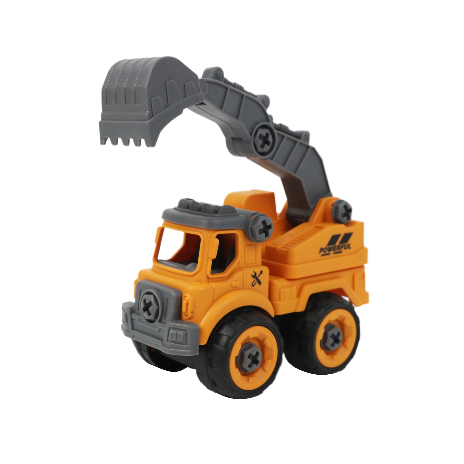 Kids Educational DIY Assembly Construction Trucks Toy Screwdriver 20 Pcs Set