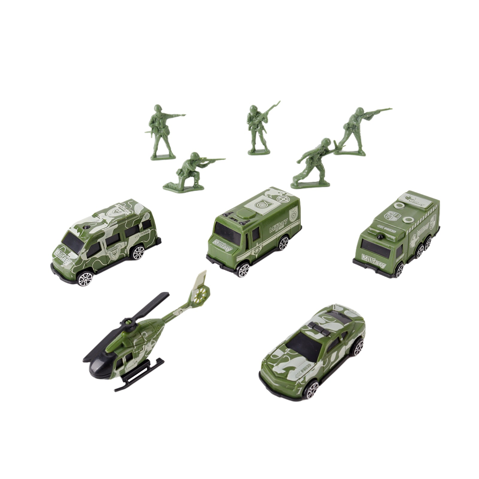 Military Play Sets Toy Soldiers with Vehicles, Battle Map, Bases, Boats. 9 Sets