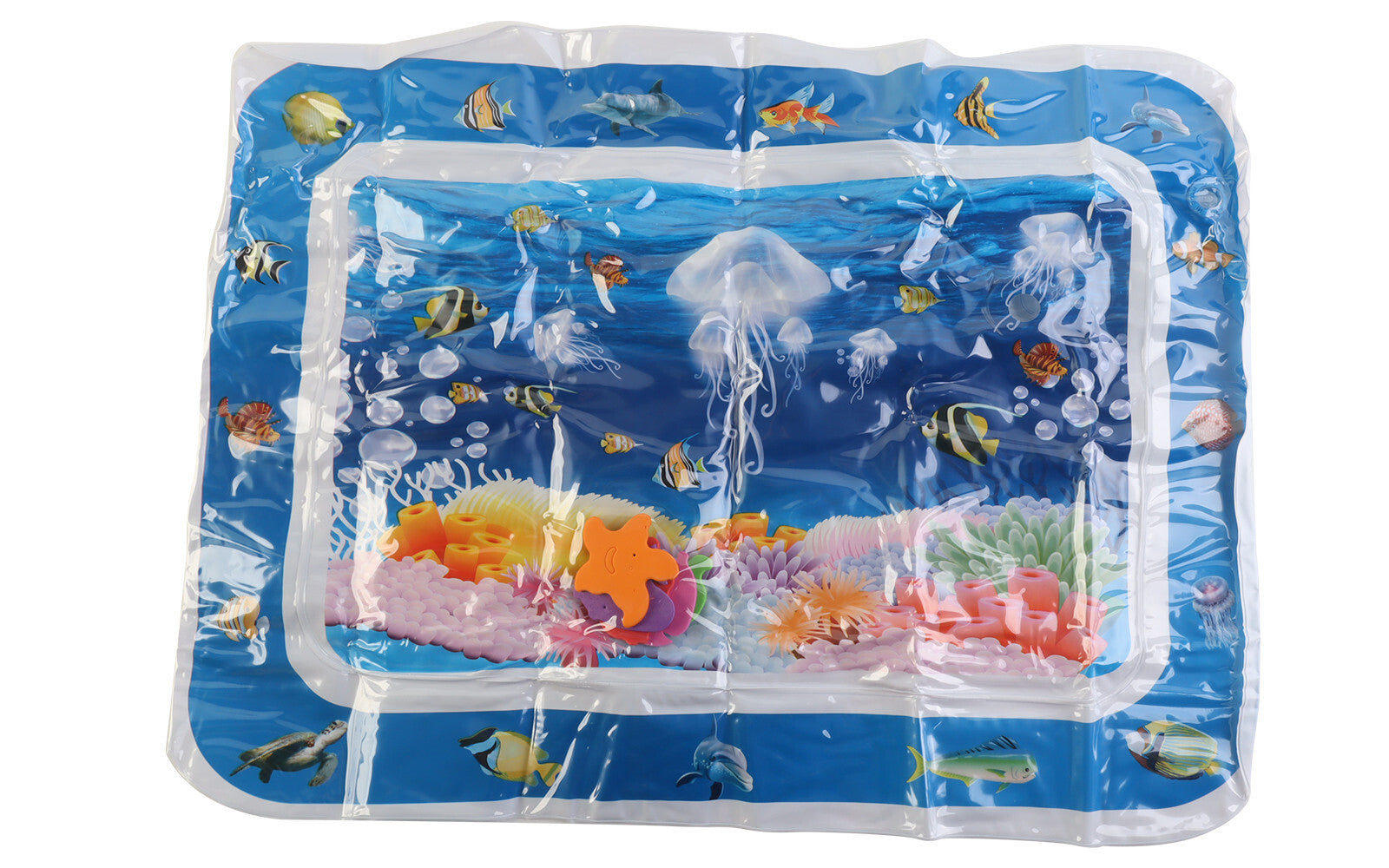 Inflatable Tummy Time Water Mat Baby – Infant and Toddler Baby Play Mat Sensory