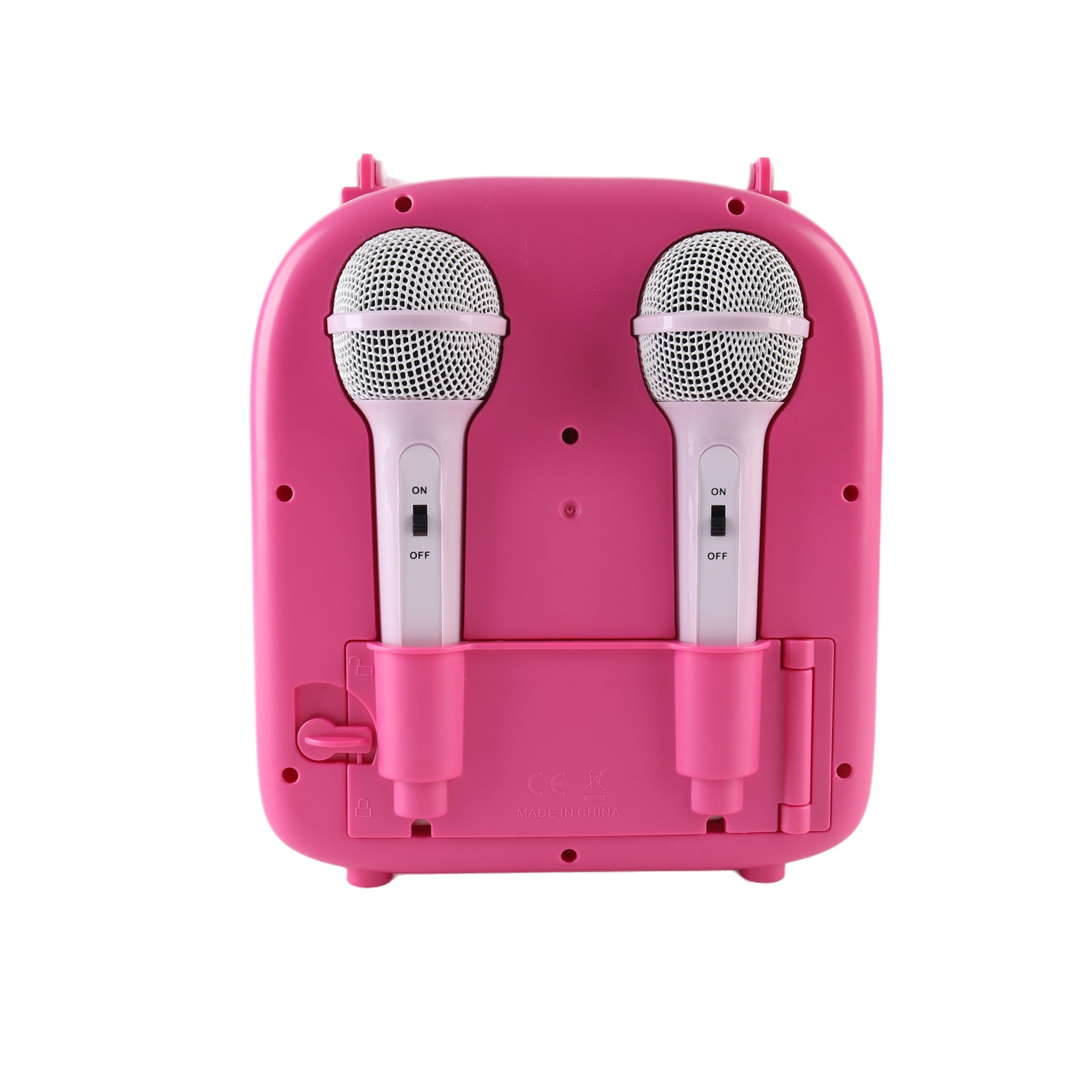 Kids Karaoke Machine Set With 2 Microphones Speaker Bluetooth Music Toy