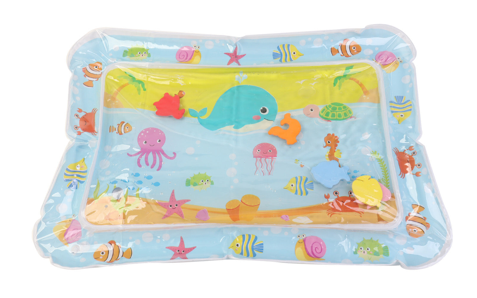 Inflatable Tummy Time Water Mat Baby – Infant and Toddler Baby Play Mat Sensory