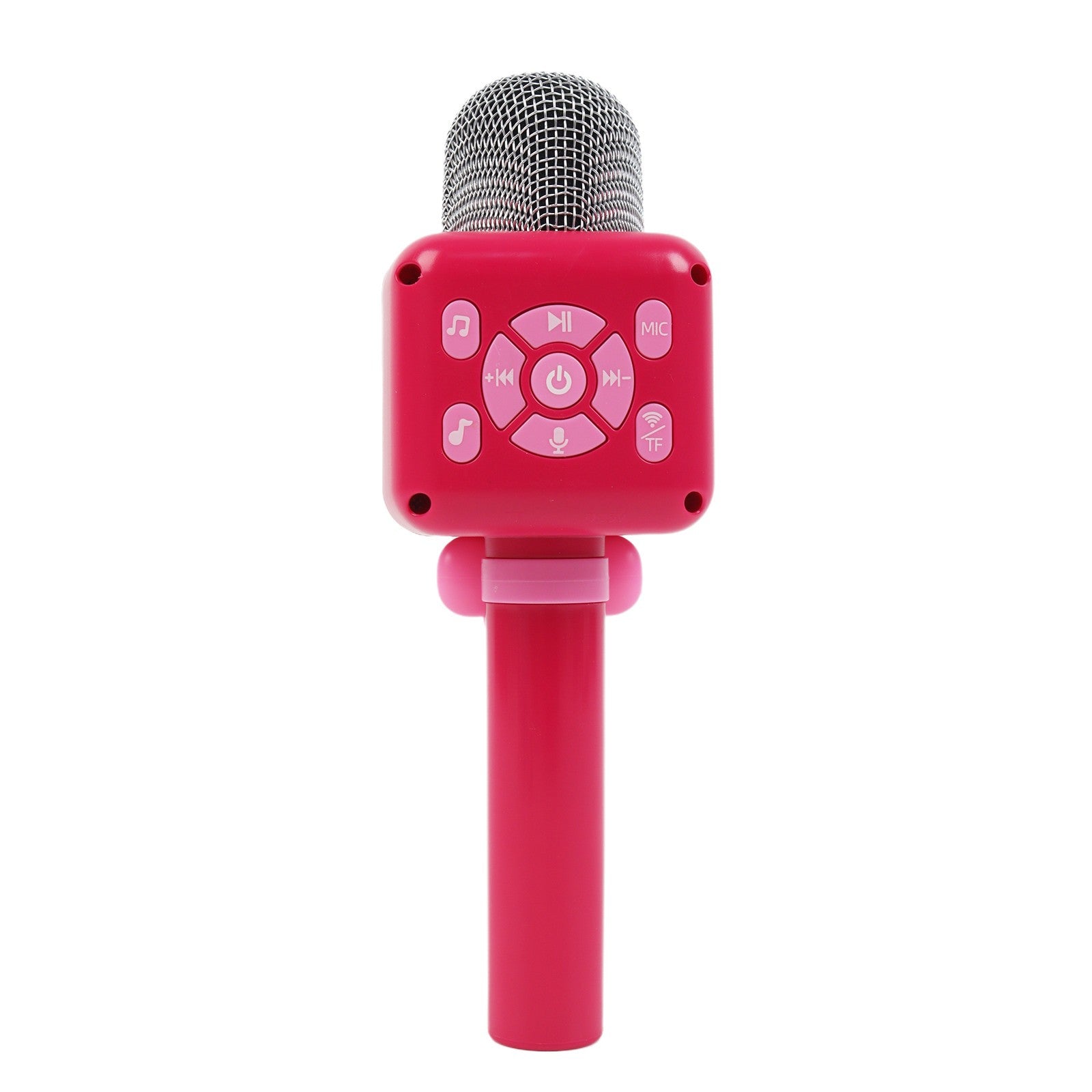 2x Kids Wireless Karaoke Microphones Bluetooth Speaker Singing Set Pink & Blue
