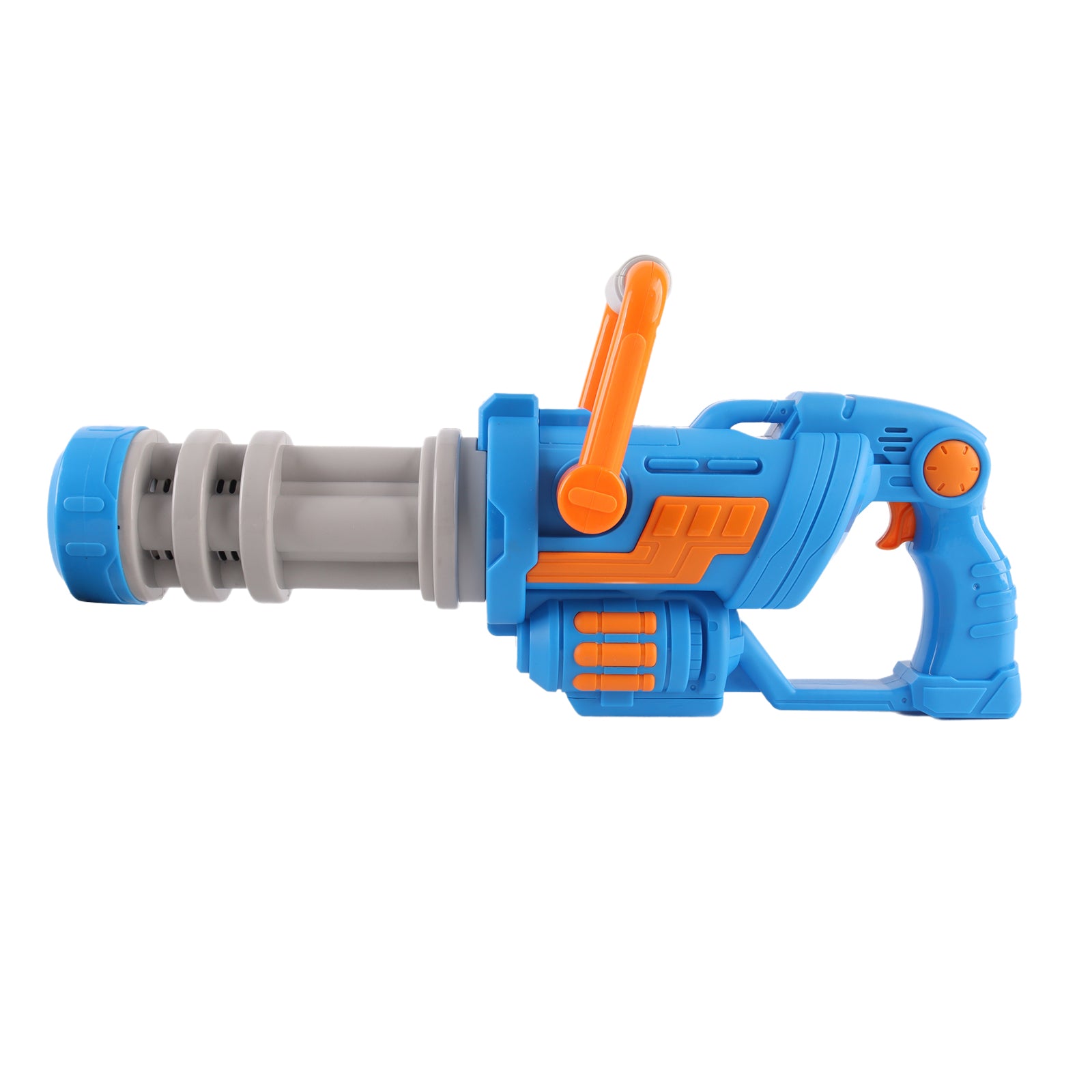 Bubble Gun Mini Gatling Toy Bubble Blower Machine with Light Music Kids Outdoor