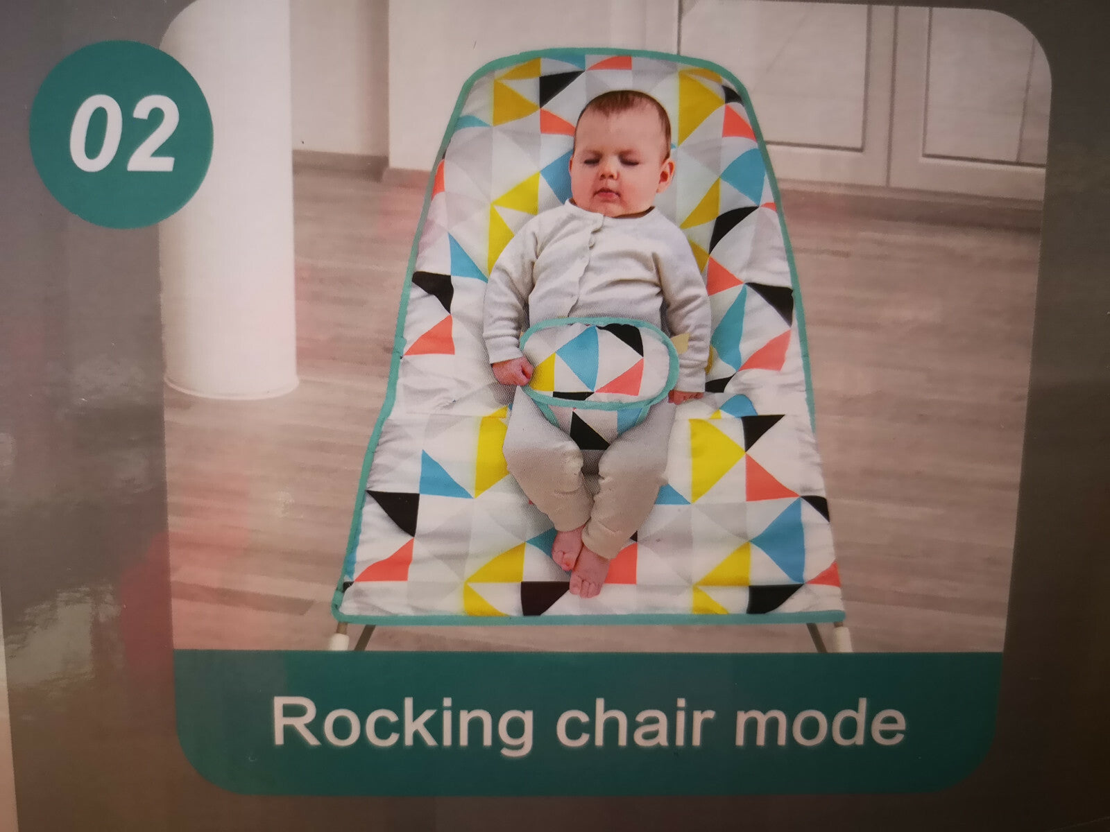 3 in 1 Baby Toddler Rocker Bouncer Chair Soothing Music Pink Playmat for Babies