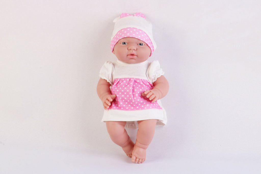 Baby Doll Soft Body Doll with Hat Sitting Pretend Play Doll