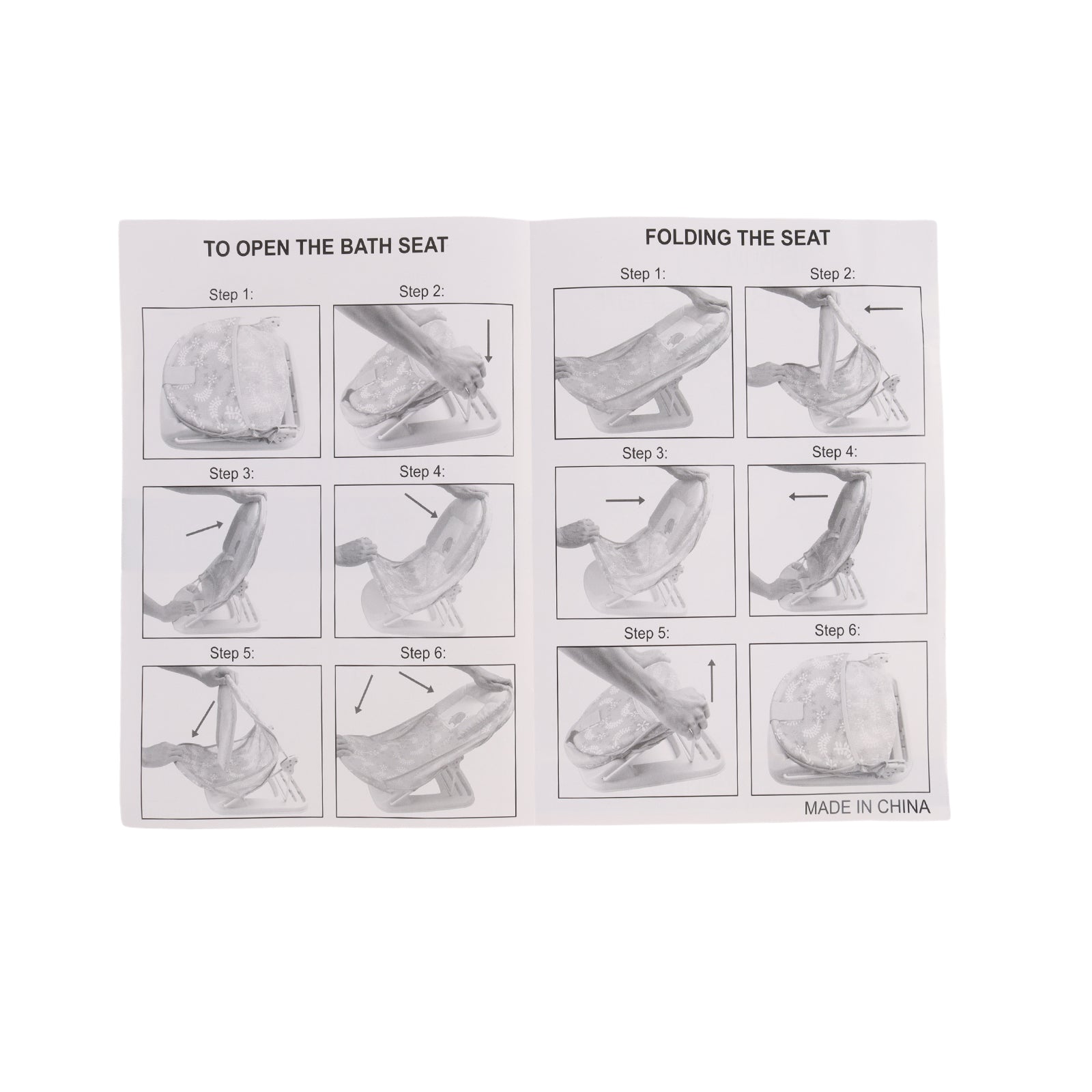Baby Infant Bath Support Seat Foldable Adjustable Travel Baby Bather 0-12 Months (Neutral)