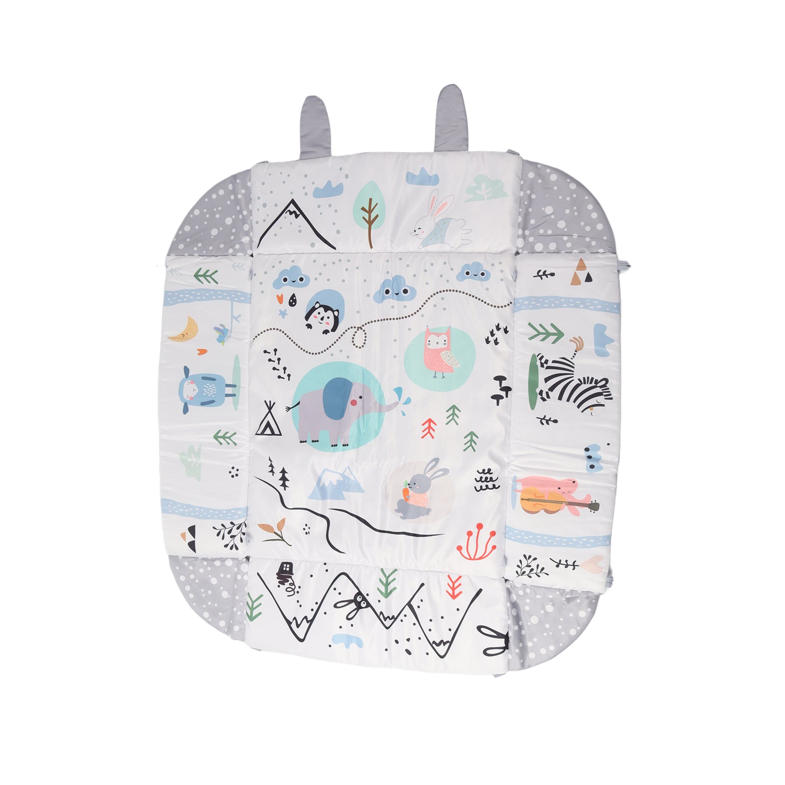 Kids 4 in 1 Bunny Foldable Baby Soft Play Floor Mat Activity Gym Fun Ball Pit