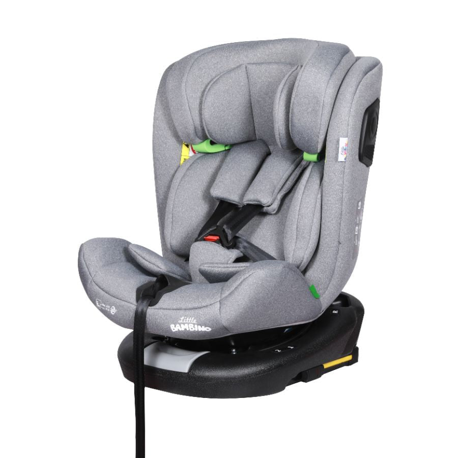 Child Car Seat Isofix Rotatable Booster Seat i-Size 40-150cm Universal Grey