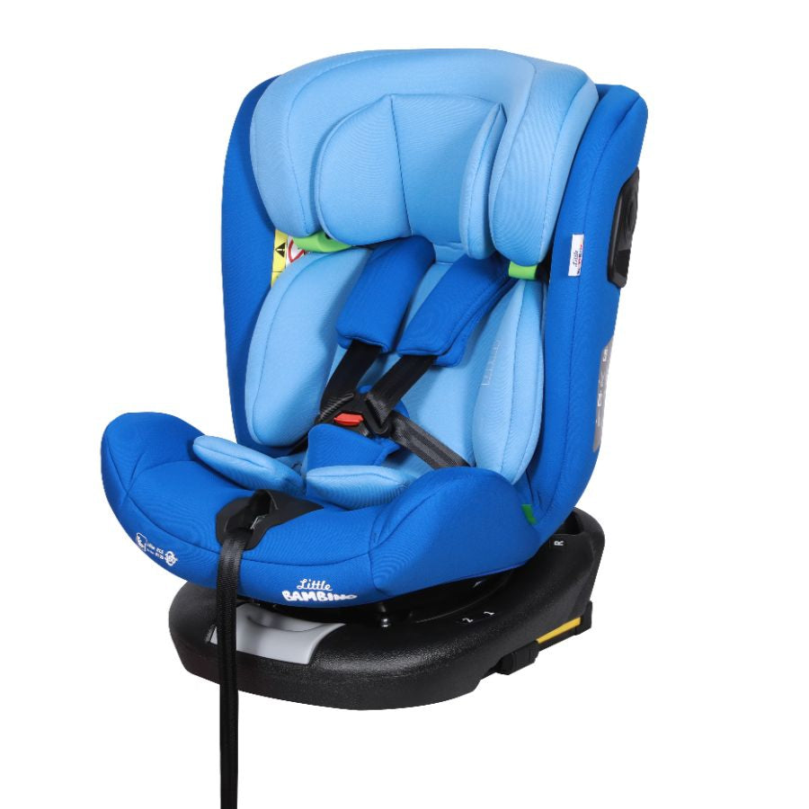Child Car Seat Isofix Rotatable Booster Seat i-Size 40-150cm Universal Blue