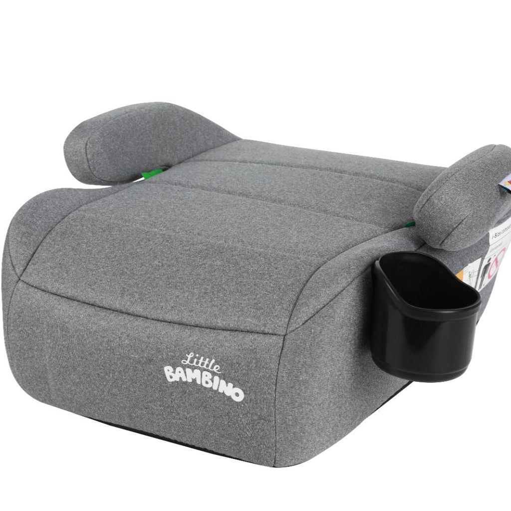 Children Booster Car Seat Universal Cushion i-Size 125-150cm 6-12Yrs Grey