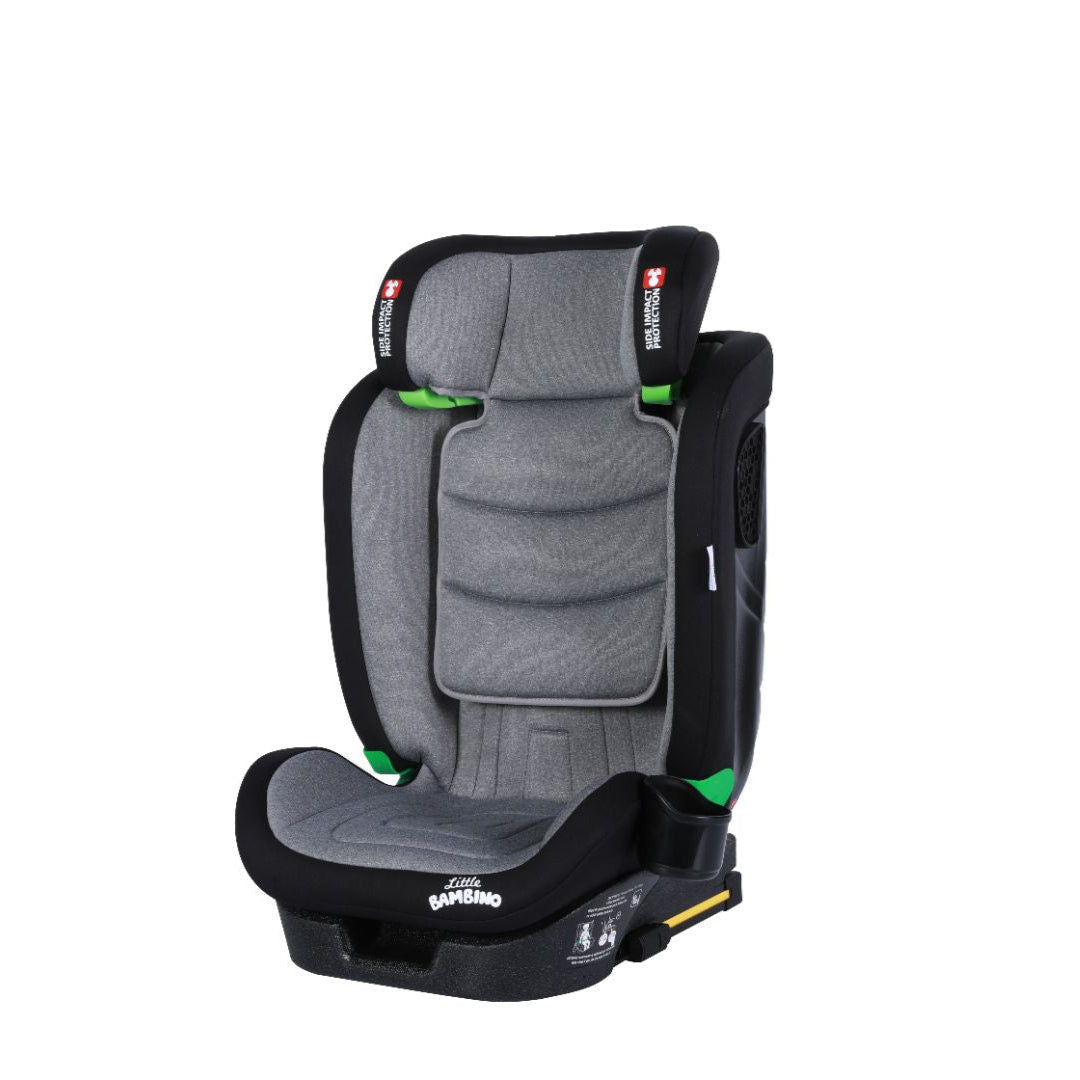 Child Car Seat Isofix FWD Facing Booster Seat i-Size 100-150cm 3-12 Yrs