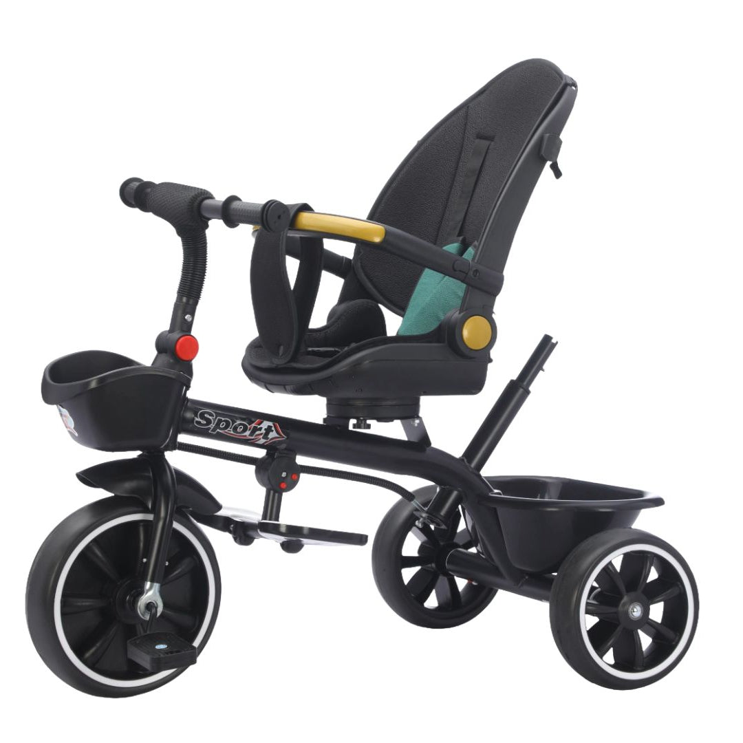 Baby Kids 5in1 Tricycle Bike Trike Stroller 3 Wheels Canopy