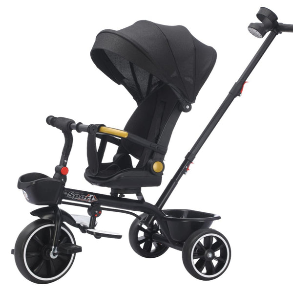 Baby Kids 5in1 Tricycle Bike Trike Stroller 3 Wheels Canopy