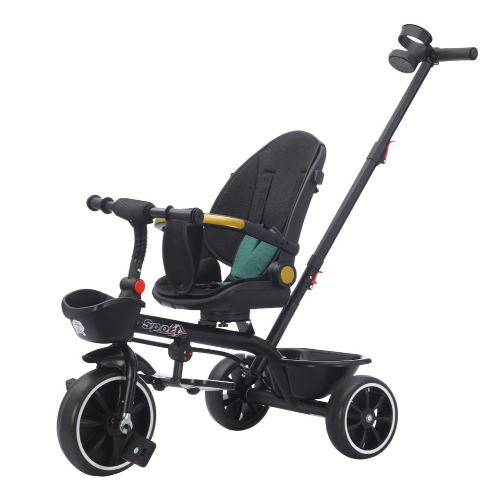 Baby Kids 5in1 Tricycle Bike Trike Stroller 3 Wheels Canopy