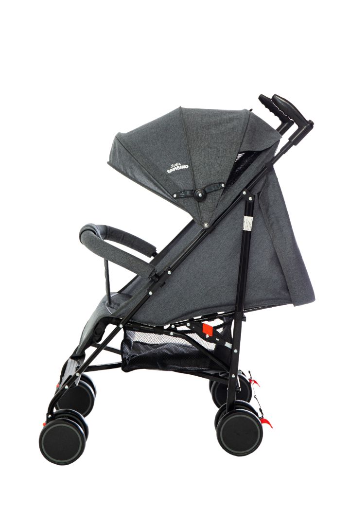 Foldable Reclinable Stroller Buggy Pram includes Rain Cover & Footmuff