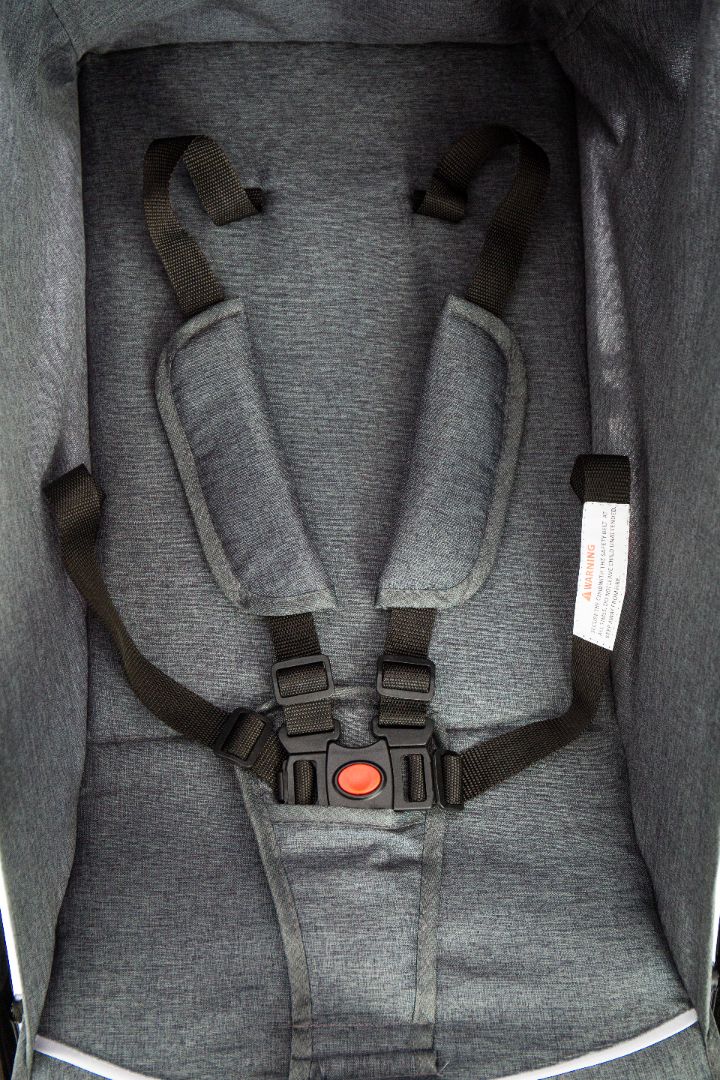 Foldable Reclinable Stroller Buggy Pram includes Rain Cover & Footmuff