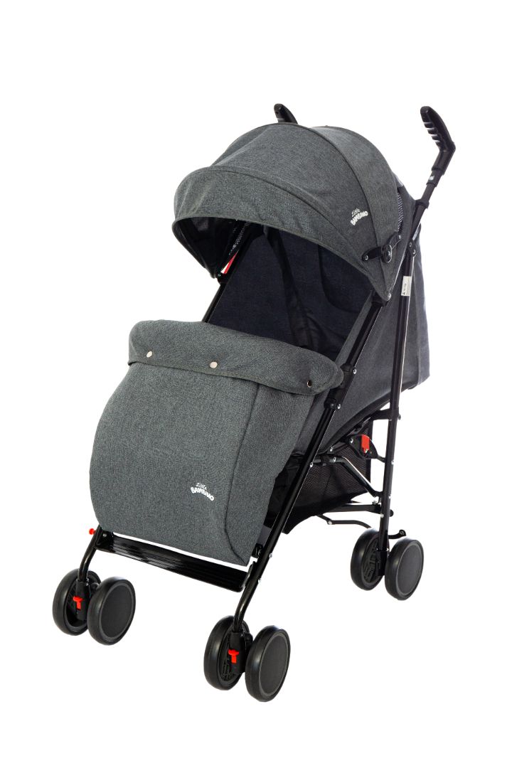 Foldable Reclinable Stroller Buggy Pram includes Rain Cover & Footmuff