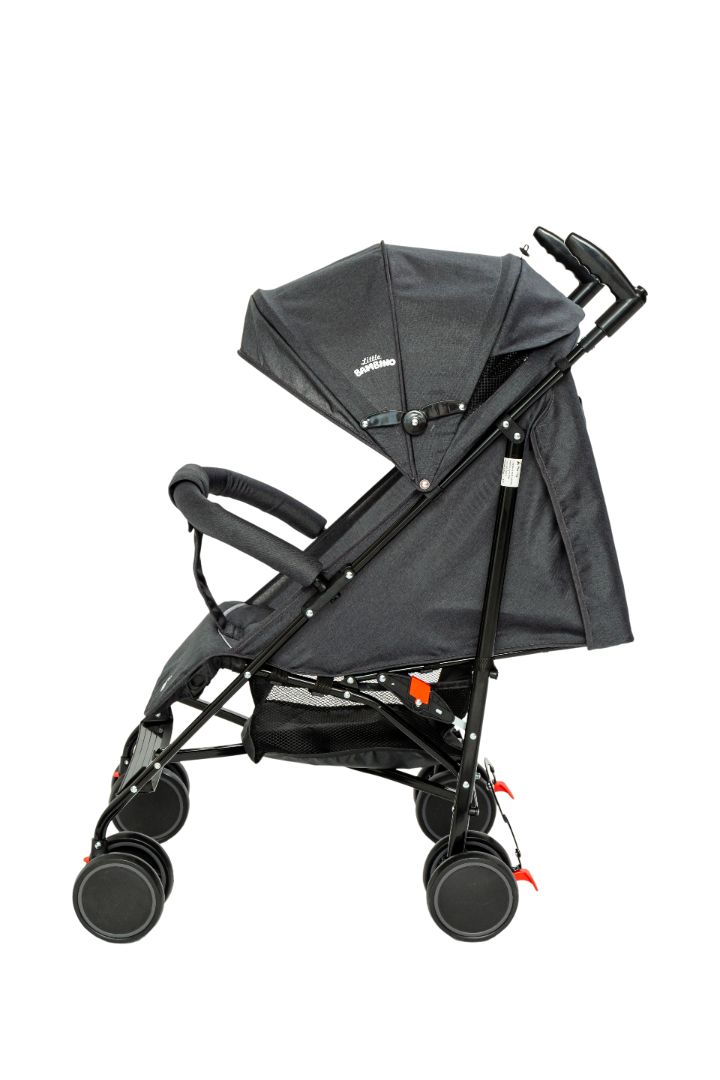 Foldable Reclinable Stroller Buggy Pram includes Rain Cover & Footmuff