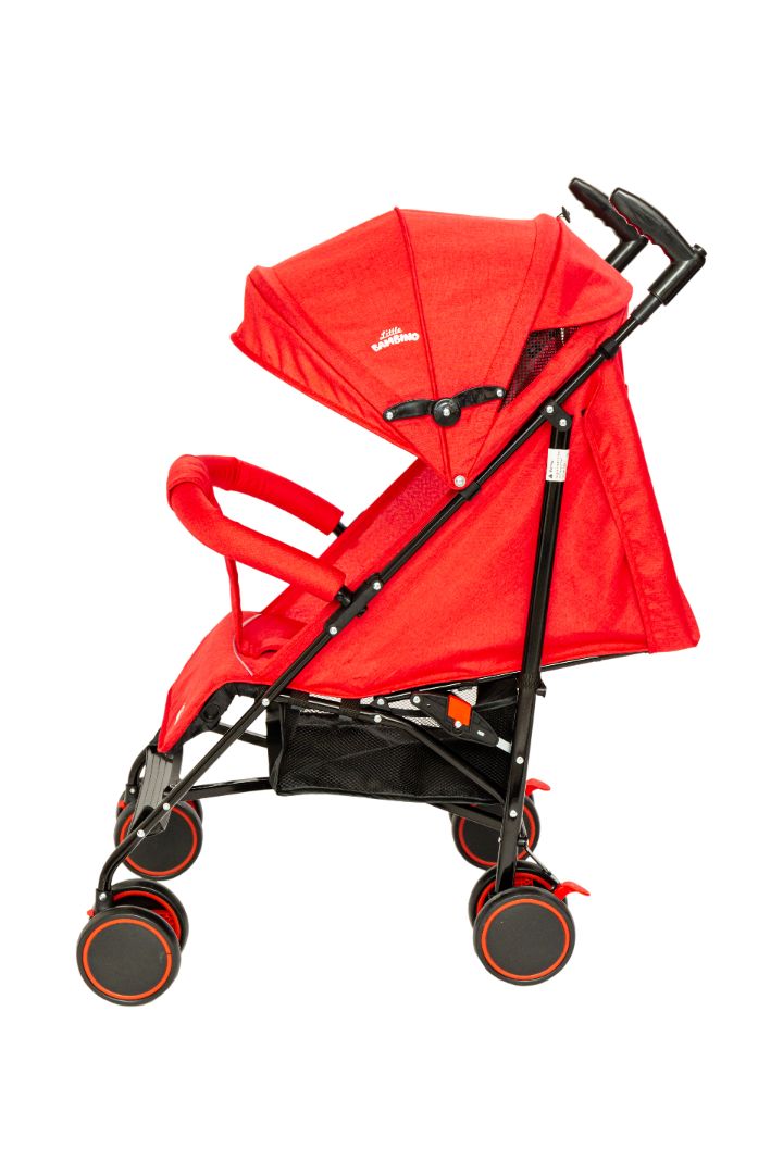 Foldable Reclinable Stroller Buggy Pram includes Rain Cover & Footmuff