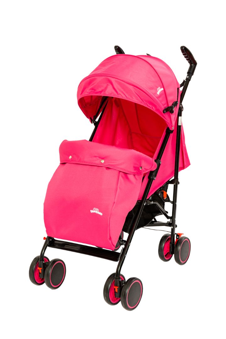Foldable Reclinable Stroller Buggy Pram includes Rain Cover & Footmuff